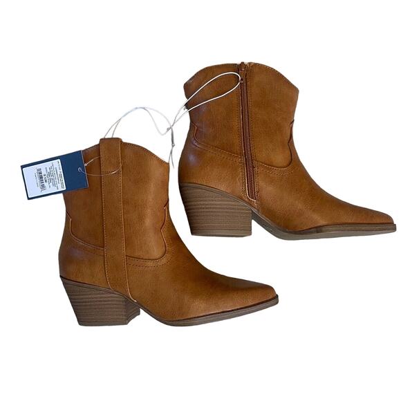 Universal Thread Boots Womens Size 5.5W NEW Western Cowgirl Country Booties - Picture 2 of 10